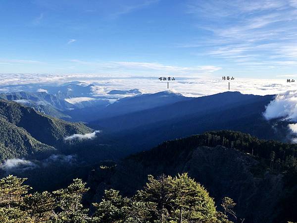 品田山往東北眺望風景