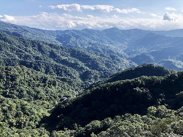 俯瞰小粗坑登山口方向