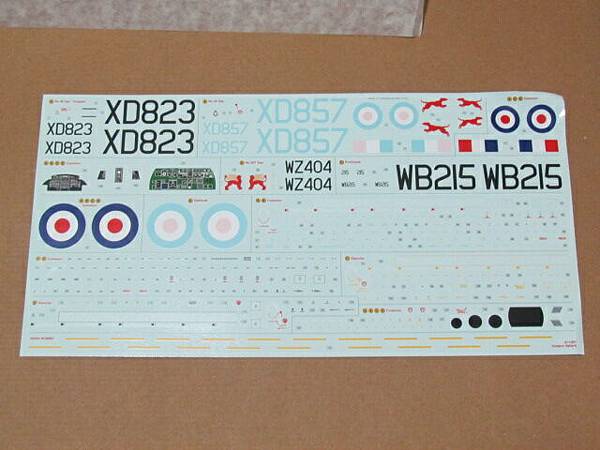 AIRFIX 1/72 VALIANT decal