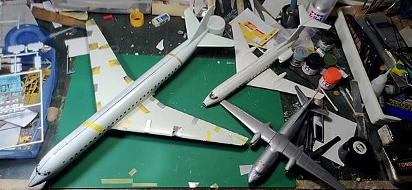 DOYUSHA 1/100 DC-8 JAPAN AIR L