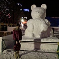 回到札幌電視塔前，雪祭的一部分