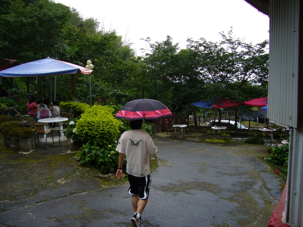 蓬萊山區下雨