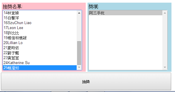抽獎名單3