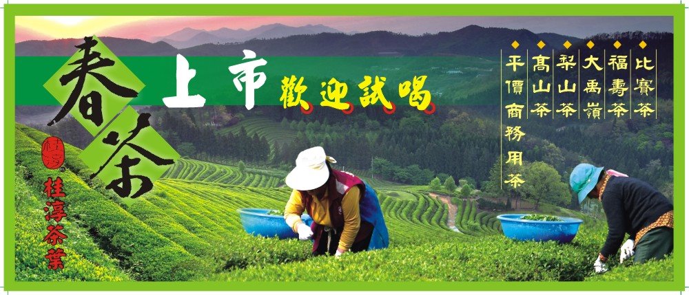 桂淳茶葉-宣傳看板 桂淳茶葉-宣傳看板
