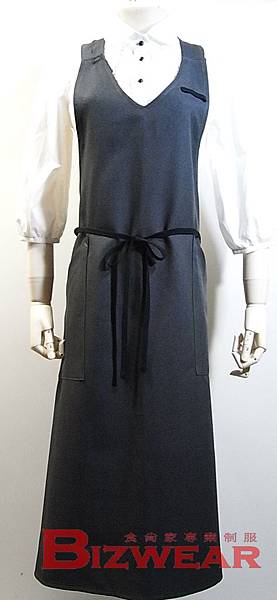 V領中性全身圍裙