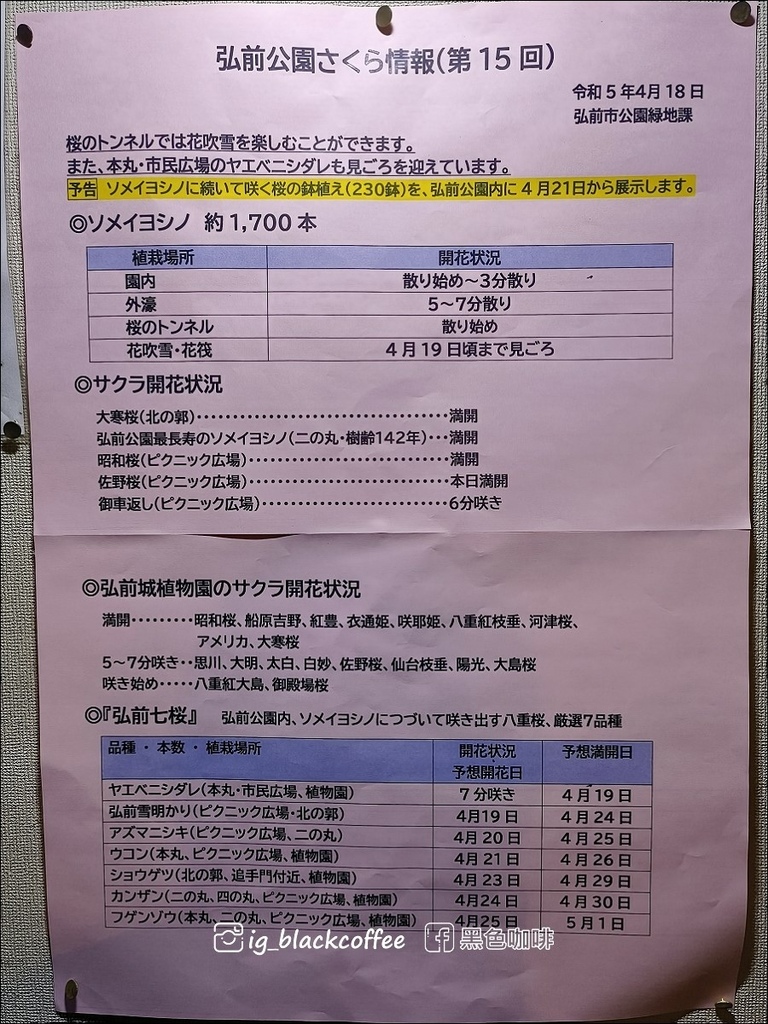 《賞櫻》【青森．弘前】弘前城、弘前公園．賞櫻名勝百選名所