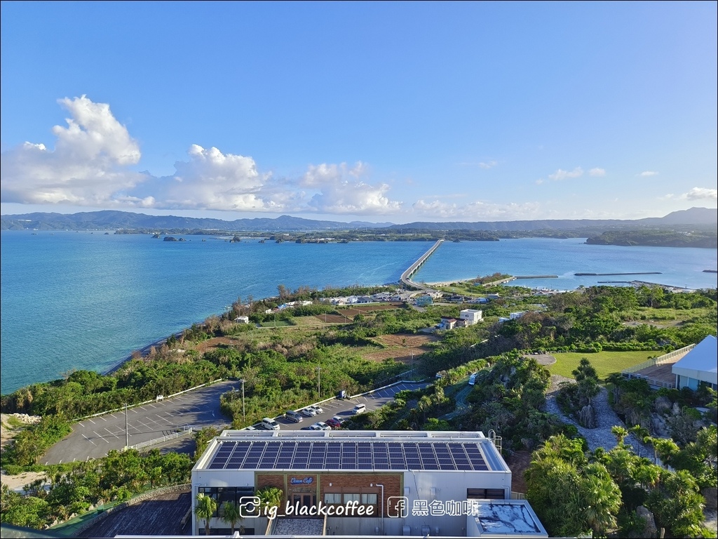 【沖繩．北部】古宇利海洋塔Ocean Tower．登上塔頂發