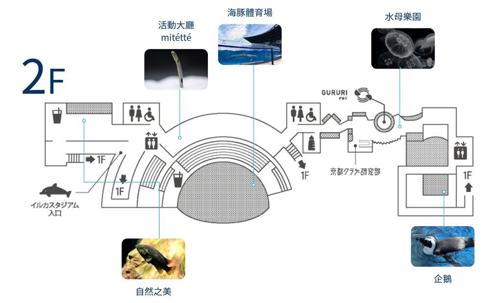 【豪華版關西樂享周遊券】京都水族館兌換＋參觀心得｜依樓層順路