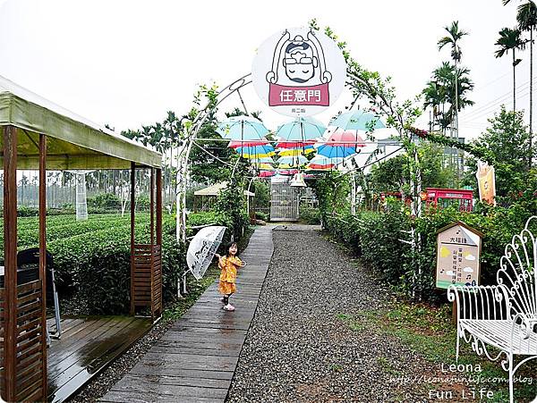 南投名間親子景點茶二指故事館園區風光