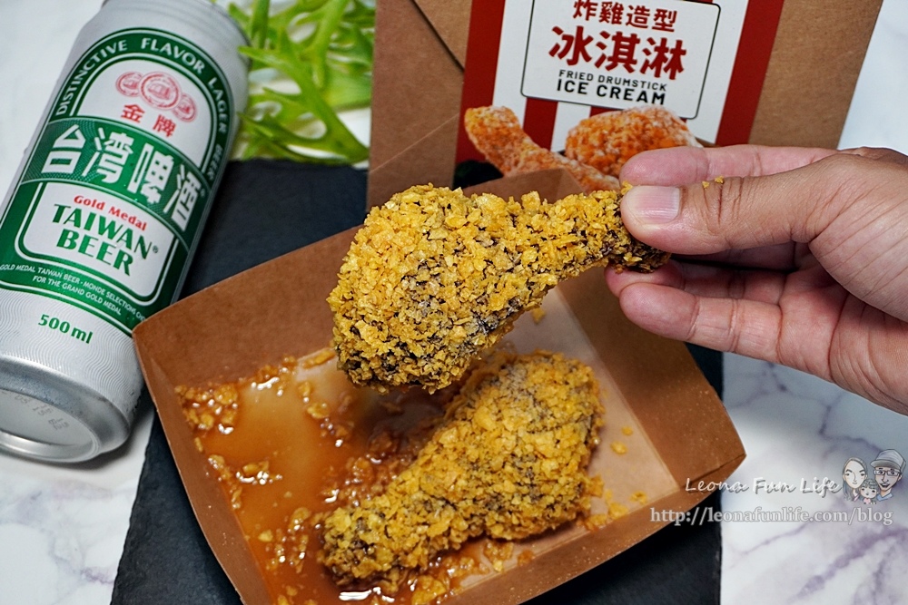 全聯美食 711 便利商店 炸雞冰淇淋 阿奇儂 巧克力 香草冰淇淋DSC00976.JPG