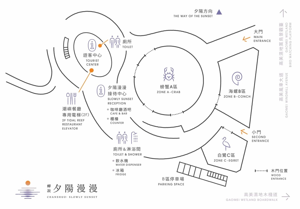 台中親子豪華露營區|蟬說：夕陽漫漫-賞高美濕地夕陽，一泊二食