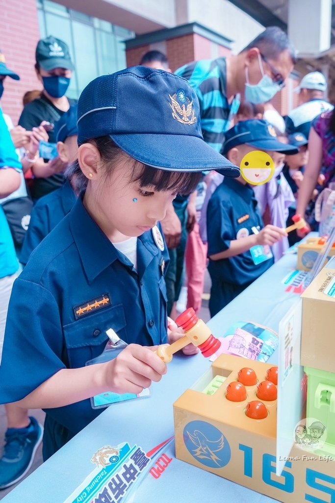 台中活動紀錄|2024小小警察訓練班-穿上警察制服搭火車，一