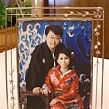 【小相框】很卡哇伊的日式風格結婚照喔！搭配小相框是sakura呢  ~(>////<)~