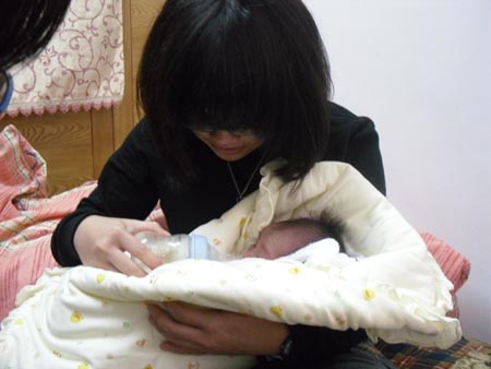 2010.03.14-01小小希&我妹(小小希的阿姨)