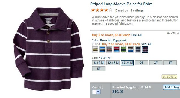 Striped Long-Sleeve Polos for Baby.JPG