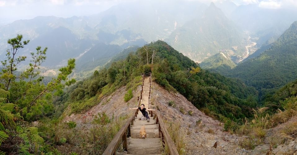 狗狗出遊〉台中和平．谷關七雄．白毛山