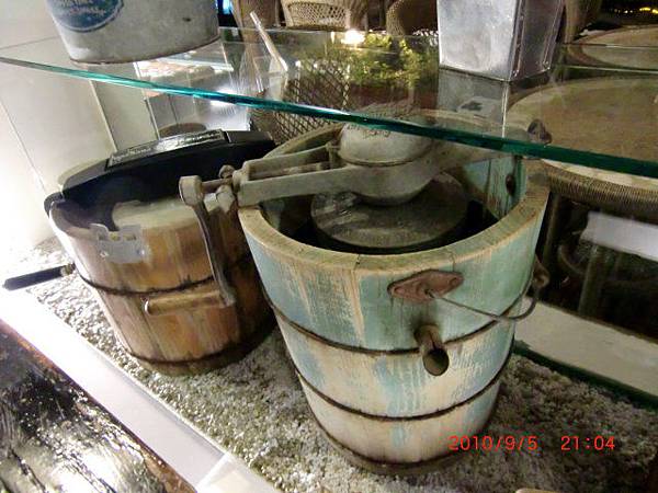 傳統手搖製冰淇淋用具