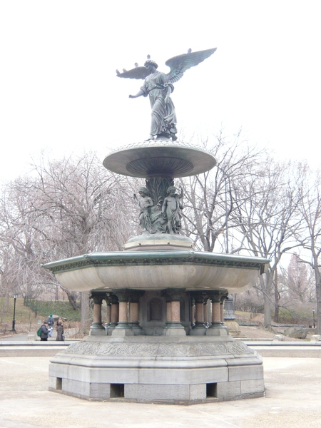 Fountain without water. Central Park