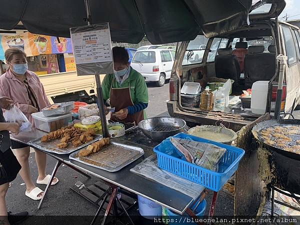 馬來西亞霹靂萬里望巴刹吃小吃-炸年糕 / Rice cake