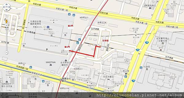 台北車站行李房地圖