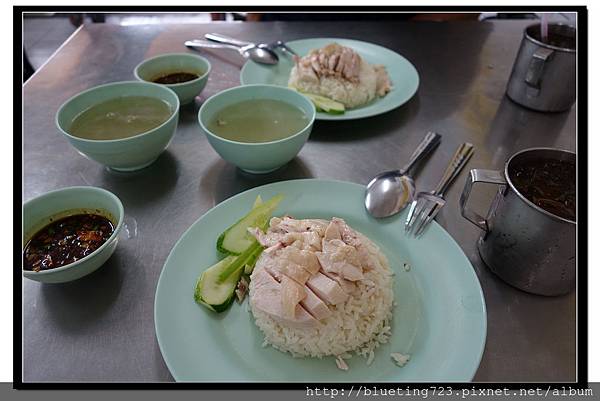 泰國曼谷《水門老字號正庄鵪雞飯》雞飯套餐.jpg