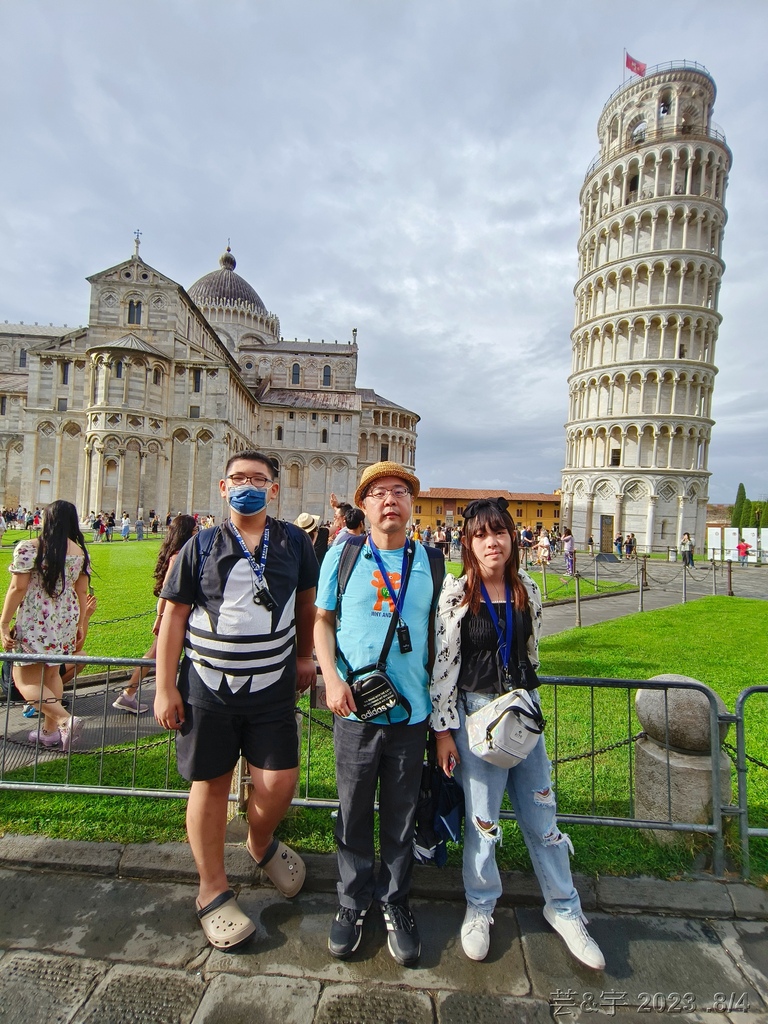 2023 義大利之旅（Day2）: 尋找與比薩斜塔Torre