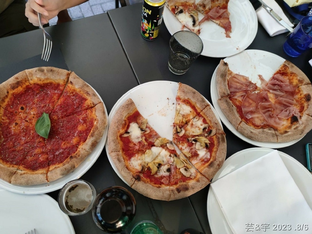 2023 義大利之旅（Day4）: 晚餐- Pizzeria