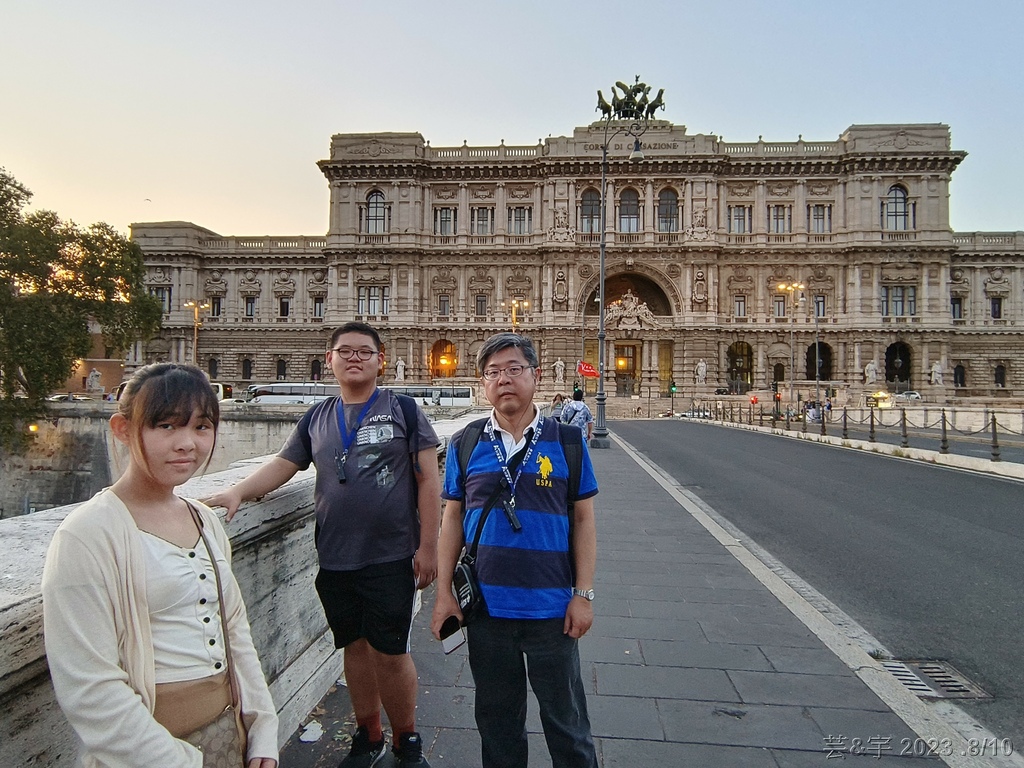 2023 義大利之旅（Day8）: 羅馬夜遊2- 聖天使城堡