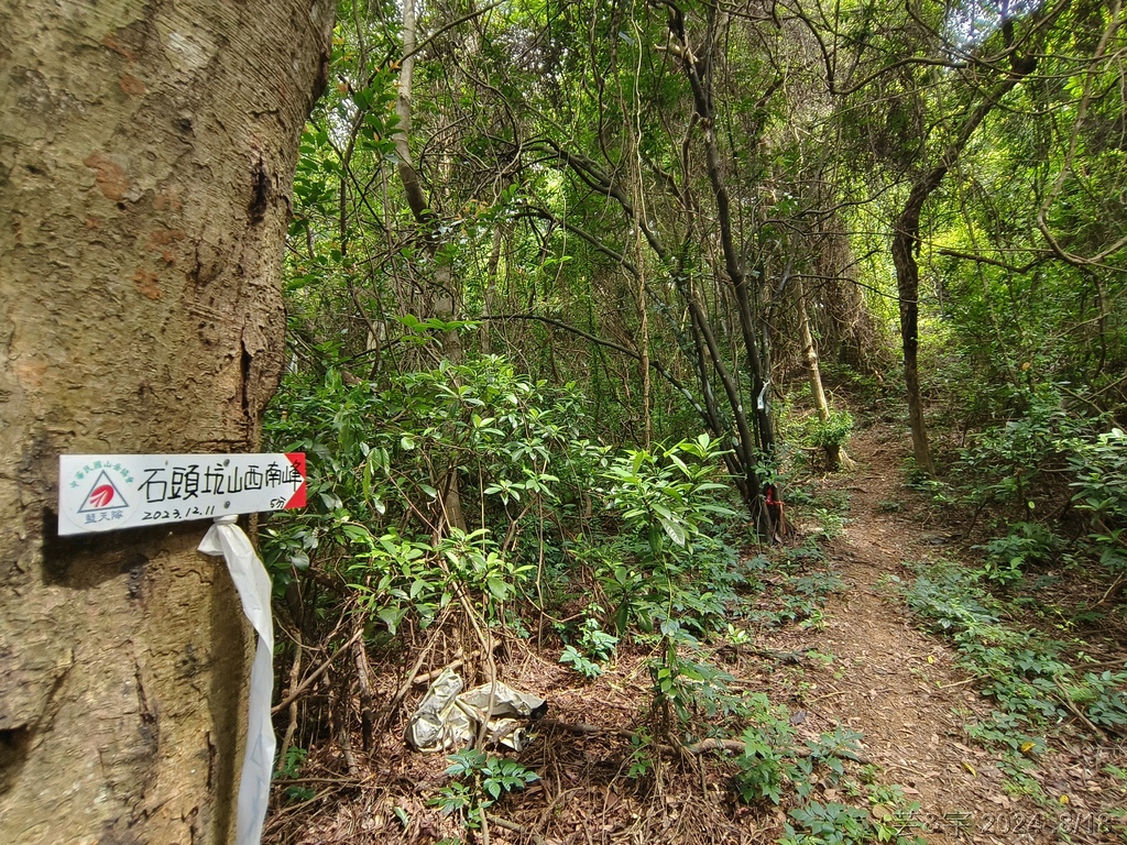 新竹芎林 の 三段崎古道 & 石頭坑山西南峰 & 石頭坑山
