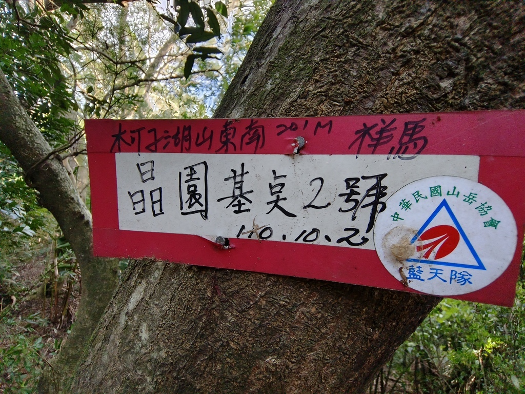 新竹竹東.寶山 の 柯子湖山古道 & 柯子湖山