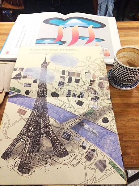台北捷運中正紀念堂站。「生活在他方elsewhere cafe」~♥ 可愛繪本風格咖啡館.傳說中媲美Lady M抹茶千層蛋糕