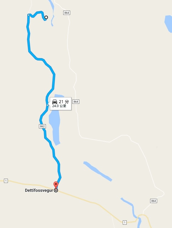 Dettifoss．黛提瀑布