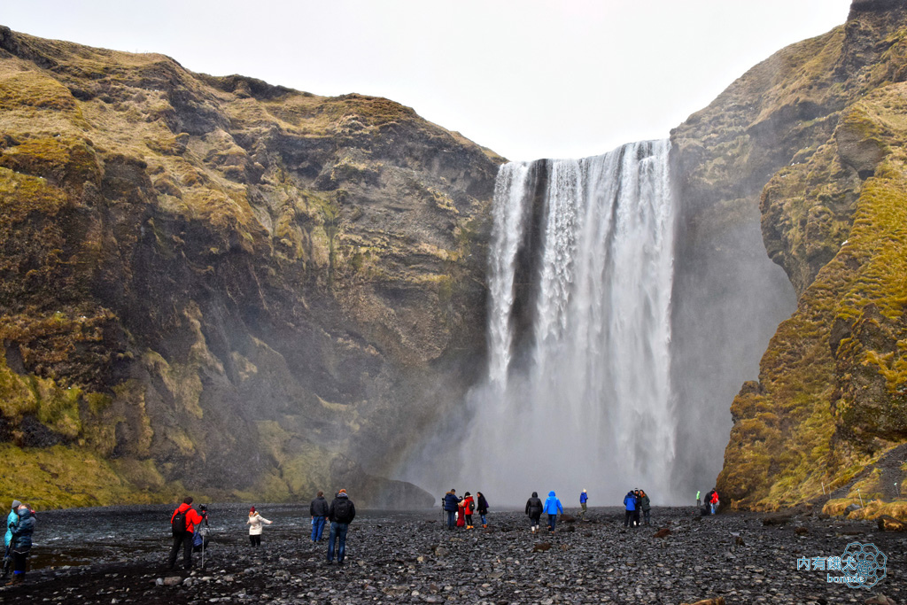 Skógafoss．斯科加爾瀑布(彩虹瀑布)