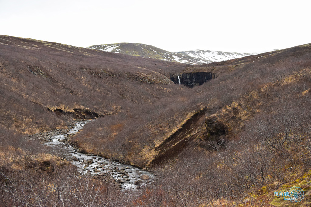 Svartifoss．斯瓦蒂瀑布(玄武岩瀑布)