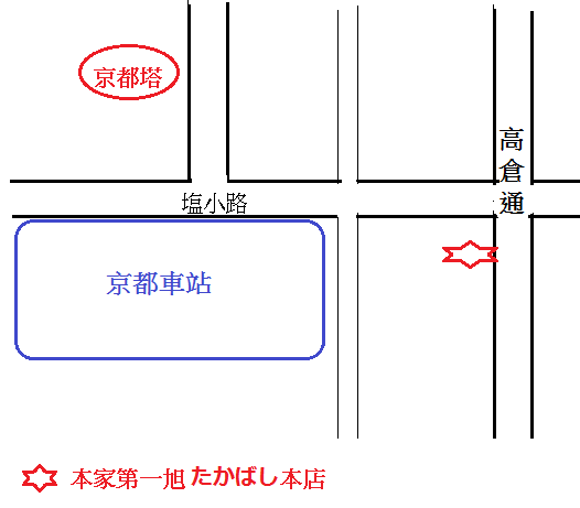 本家第一旭 たかばし本店地圖