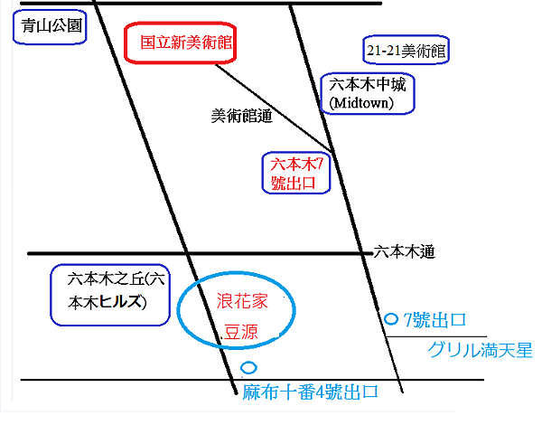 麻布十番地圖