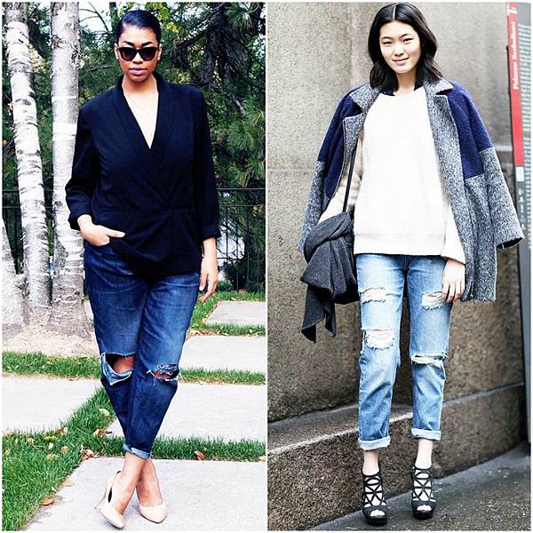 cuffed boyfriend jeans outfits 2014 street style cuffed boyfriend jeans outfits 2014 street style