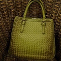 Bottega Veneta BV 綠色漸層色編織 Tote.jpg