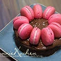 馬卡龍莓果巧克力蛋糕
