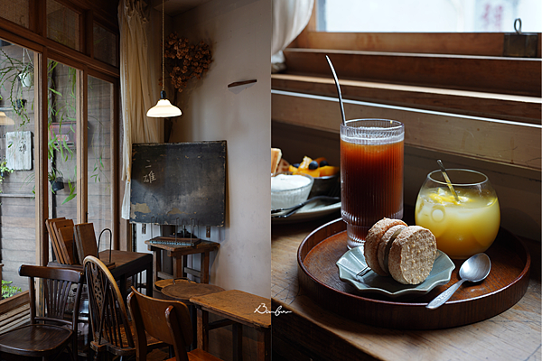 【高雄咖啡】二雄。高雄台式mix日式古宅咖啡店，達克瓦茲與水