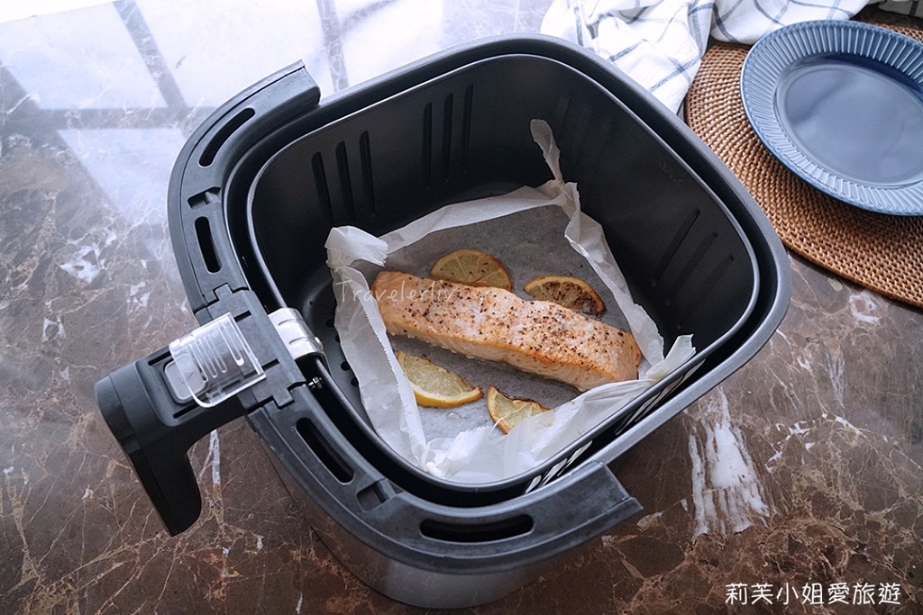 食譜 氣炸檸檬鹽鮭魚 Air Fryer Lemon Salmon 零廚藝輕鬆料理西式主餐 氣炸鍋料理 莉芙小姐愛旅遊 旅行 美食 烹飪 痞客邦