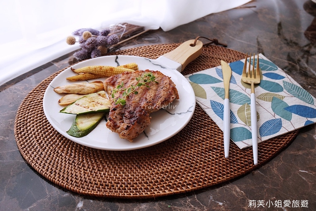 [食譜] 奶油香煎里肌豬肉配新鮮蔬菜