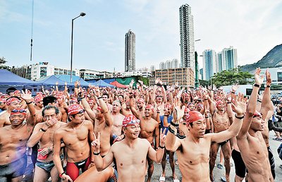 維港泳 2012 - 備戰今屆維港泳 九十後選手奪標秘技