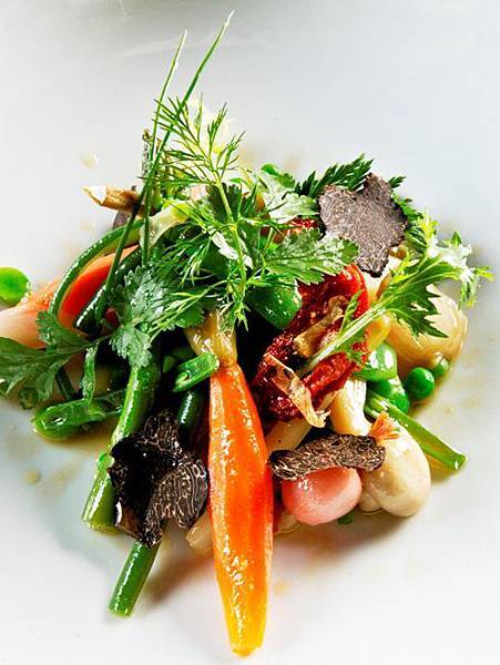 Fricassee legumes truffe Fricassee legumes truffe