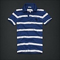 條紋polo衫(藍&白)