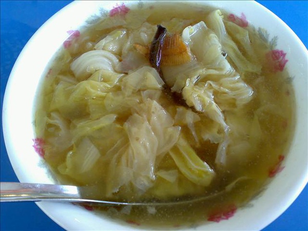 扁魚白菜湯