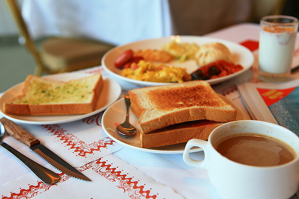 Toast and coffee