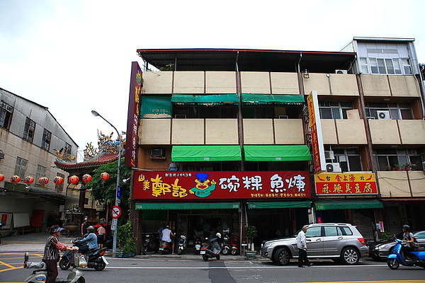 店外觀，小南城隍廟旁