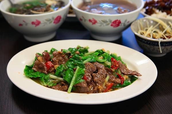 芥藍菜炒牛肉