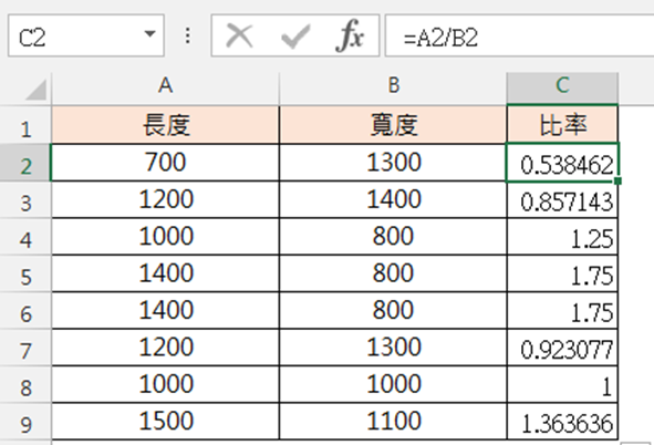 Excel教學-使用Excel的GCD函數計算長寬高比率